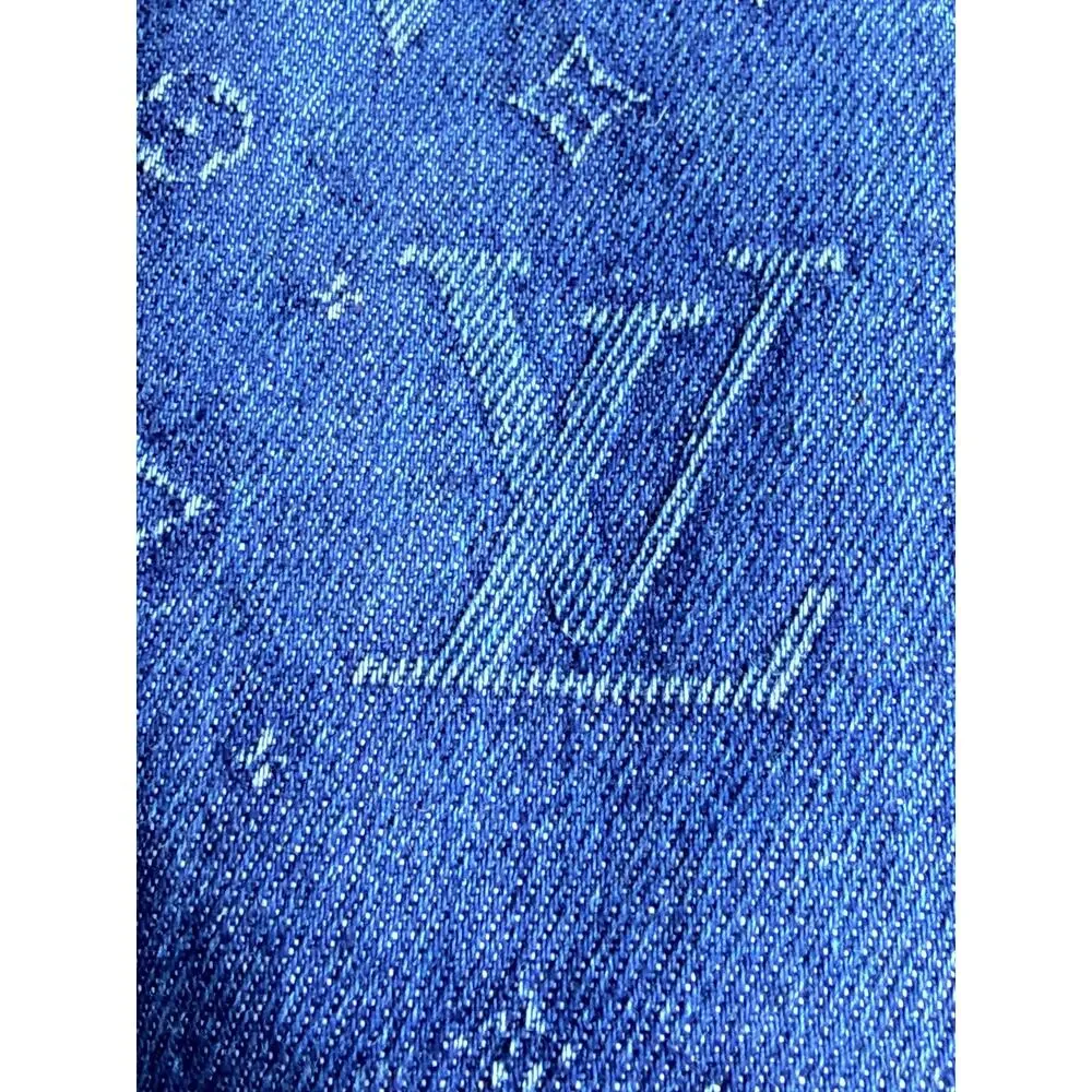 Louis Vuitton Bonnet Denim Bucket Hat With Sherling - Large 54268*